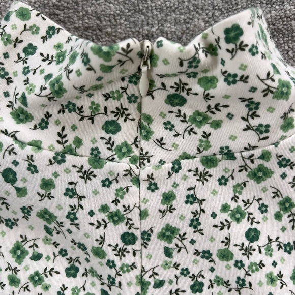 Vintage Leon Levin Ditzy Floral Mock Turtleneck Sz. L - Picture 8 of 9